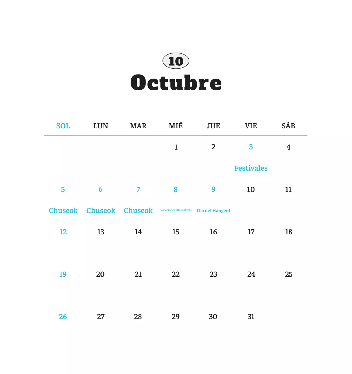 Ballet Blanco Neat Animal Foto Calendario