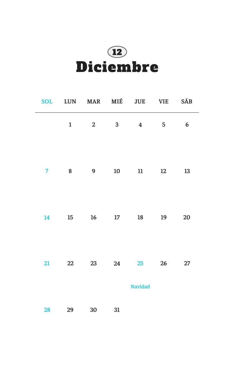 Ballet Blanco Neat Animal Foto Calendario