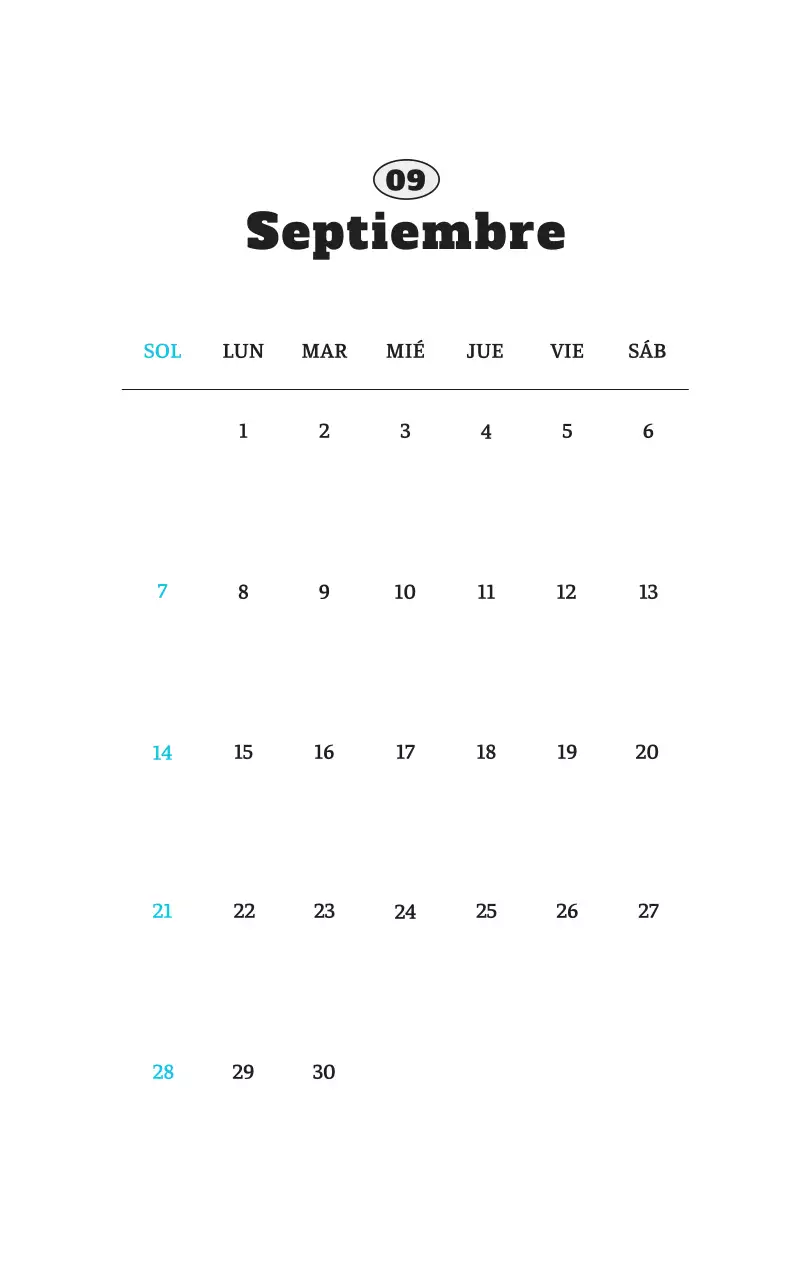 Ballet Blanco Neat Animal Foto Calendario