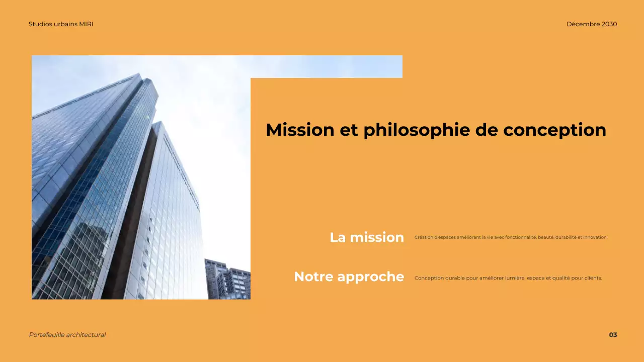Portfolio d'architecture moderne grise
