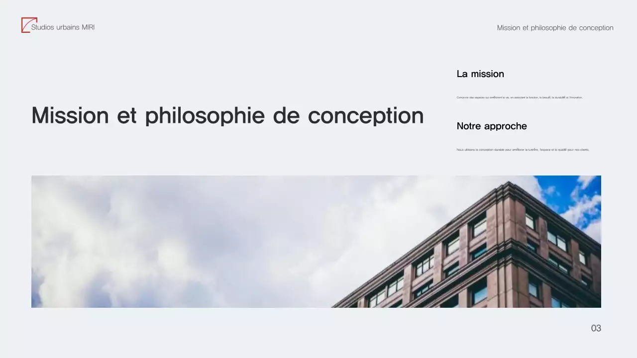 Portefeuille d'architecture moderne rouge