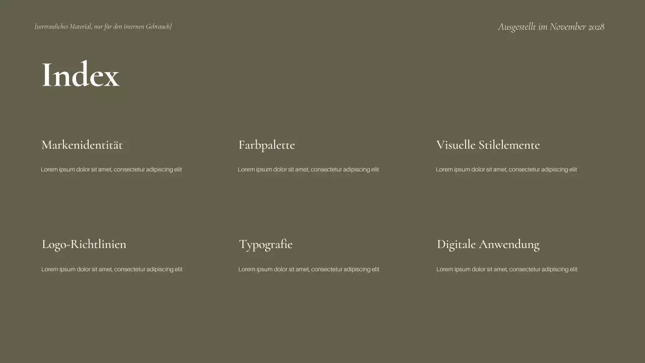 Maroon Minimal Brand Leitfaden