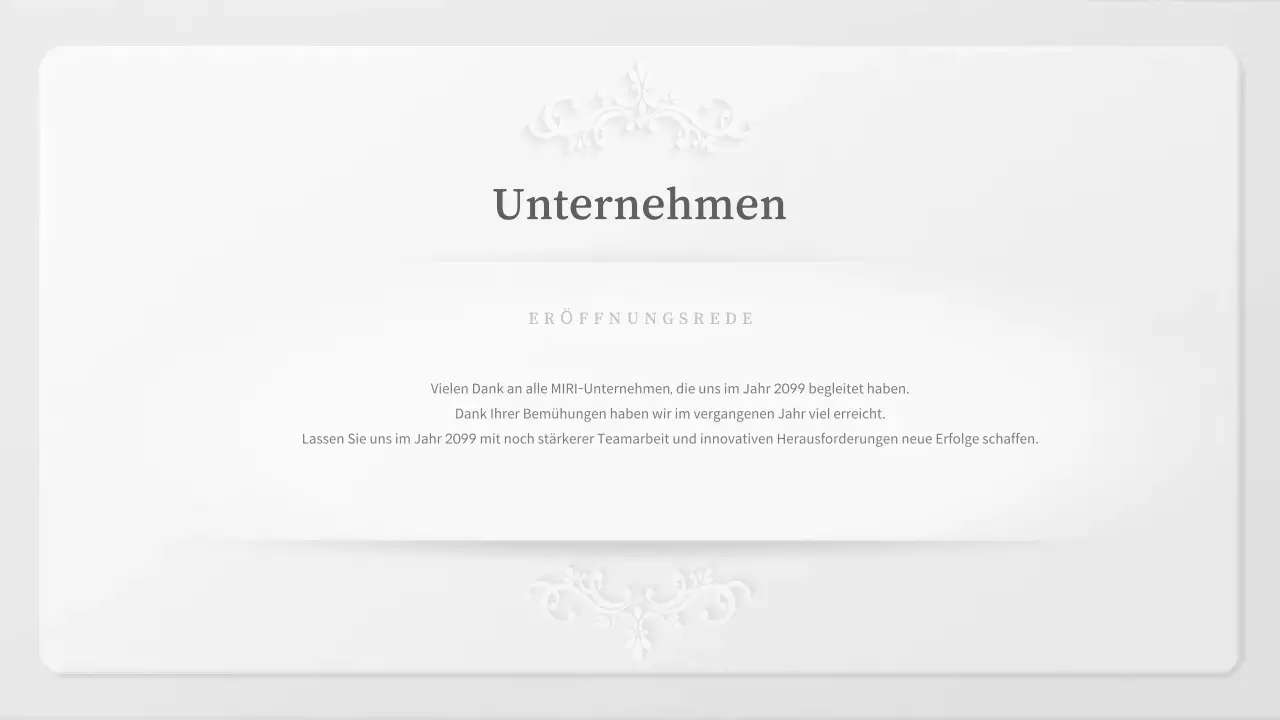 Grey Classic Inbetriebnahmezeremonie