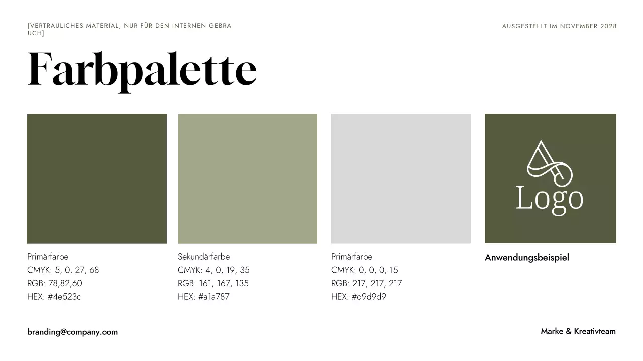 Grüner Minimalismus als Markenleitfaden