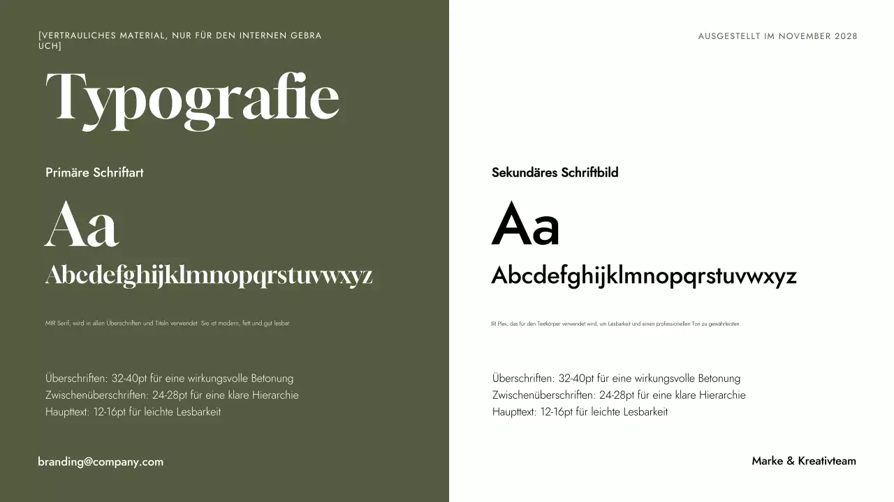 Grüner Minimalismus als Markenleitfaden