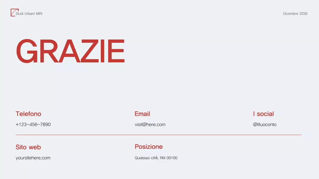 Portafoglio di architettura moderna Red