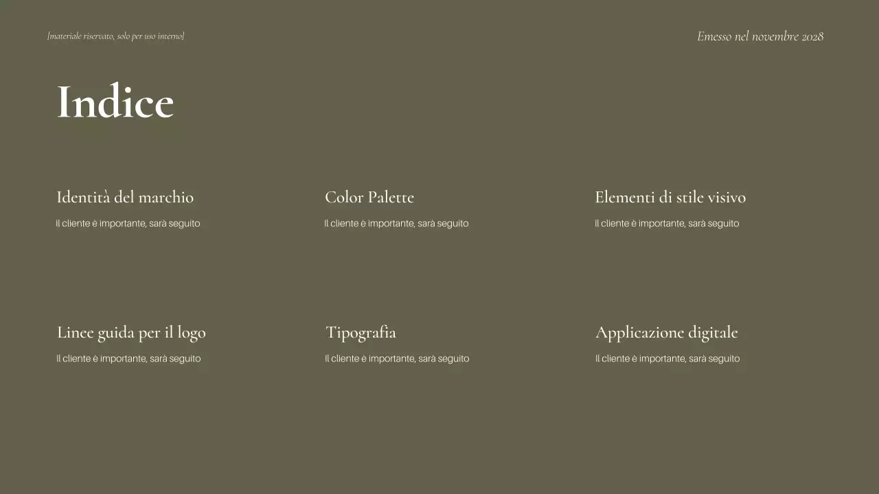 Linea guida del marchio Maroon Minimal