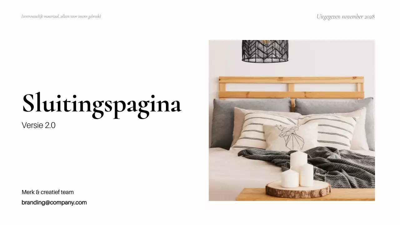 Maroon Minimal Merk Richtlijn