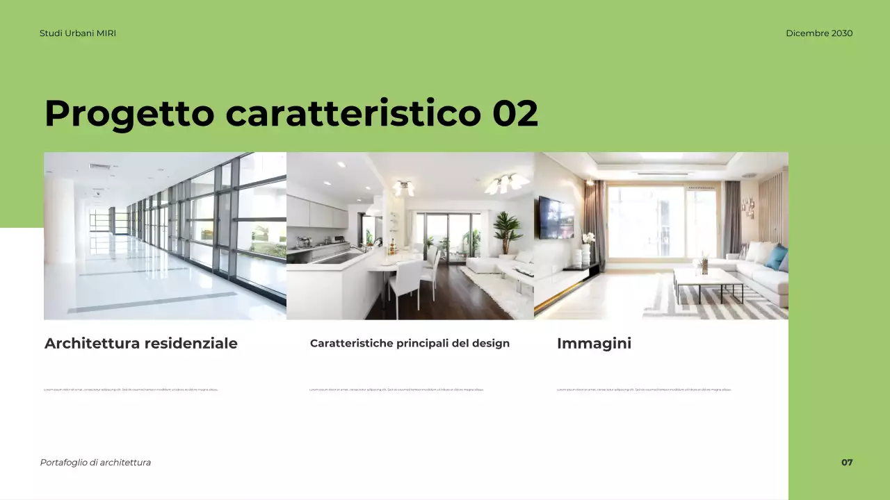 Portafoglio di architettura moderna grigia