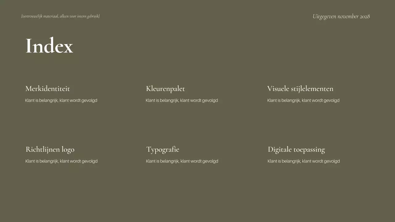 Maroon Minimal Merk Richtlijn