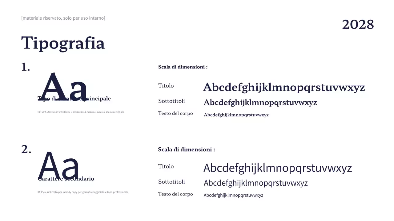 Linea guida del marchio professionale della Marina Militare