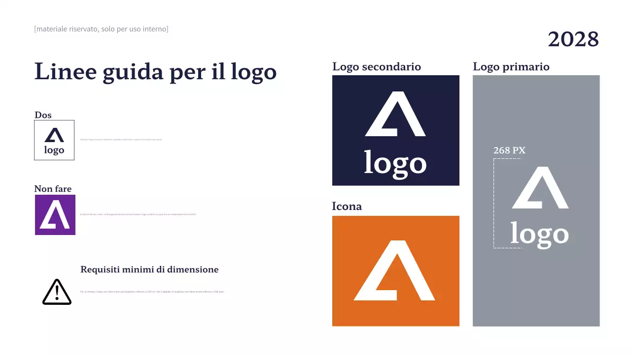 Linea guida del marchio professionale della Marina Militare