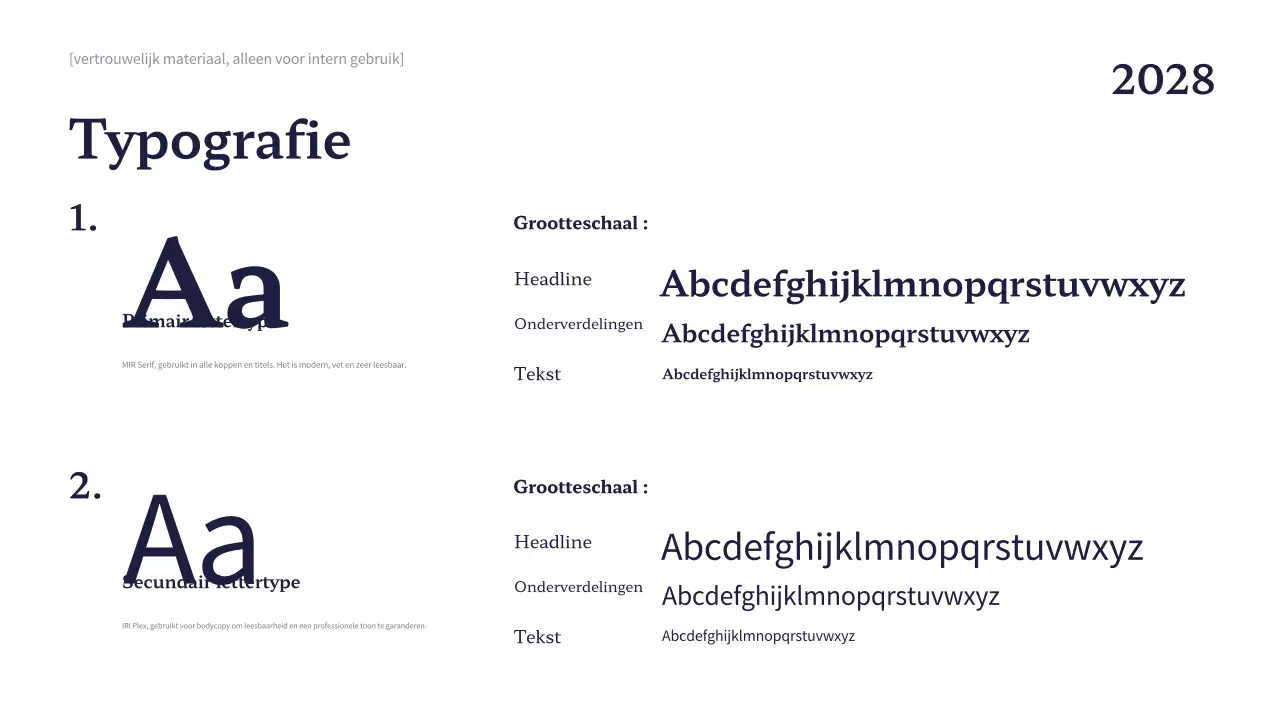 Marine Professioneel Merk Richtlijn