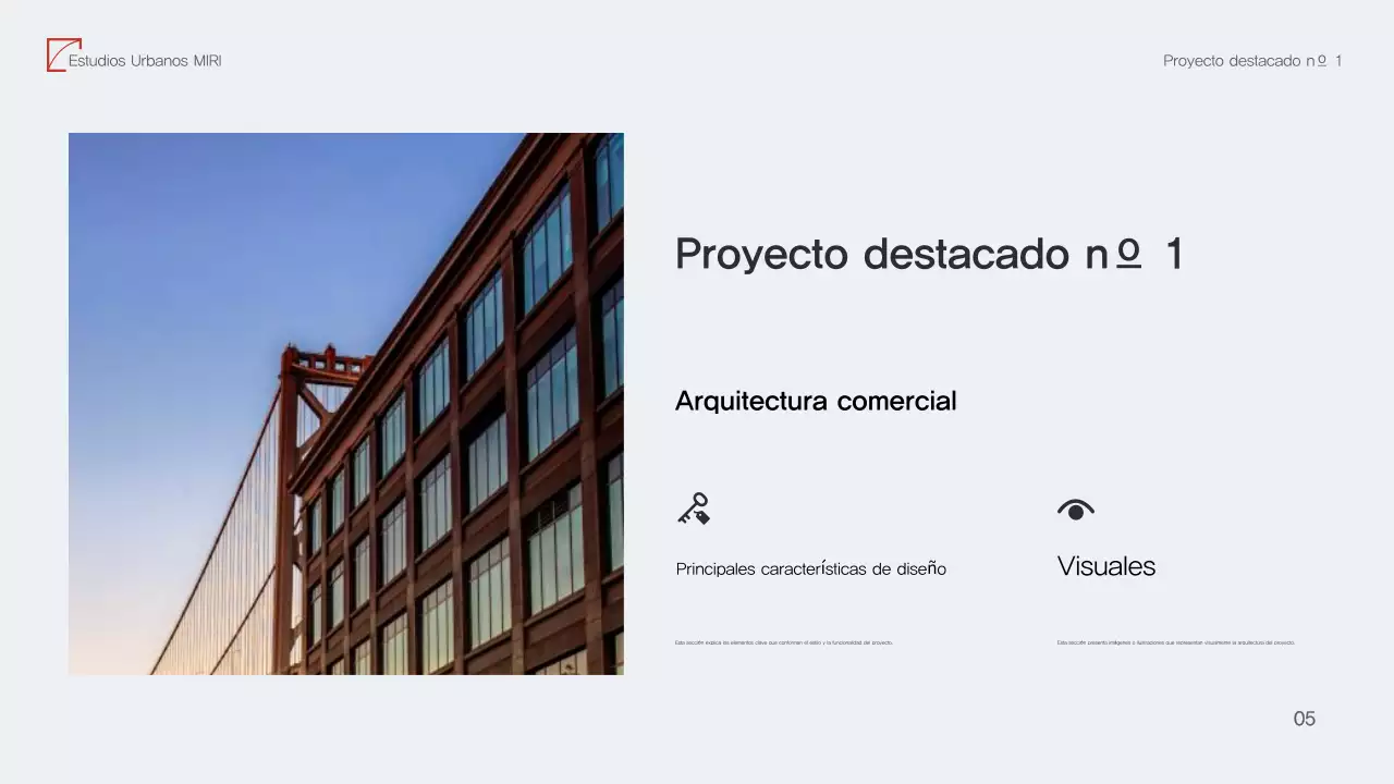 Red Modern Architecture Portfolio