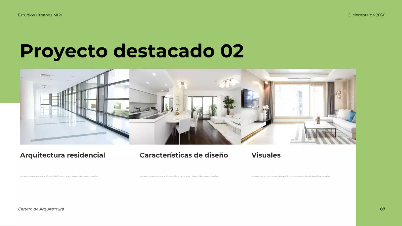 Cartera de Arquitectura Moderna Gris