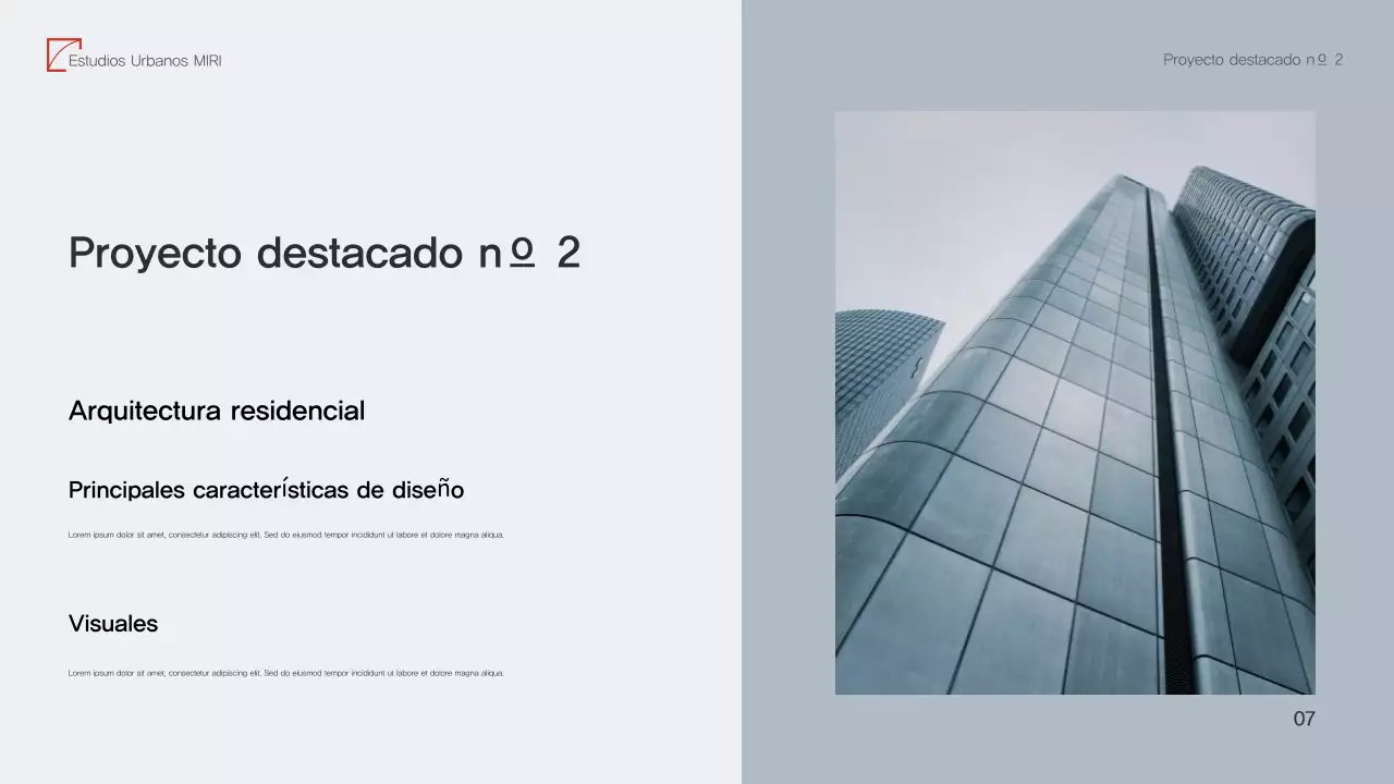 Red Modern Architecture Portfolio