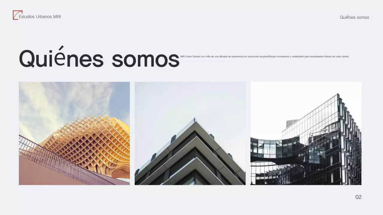 Red Modern Architecture Portfolio