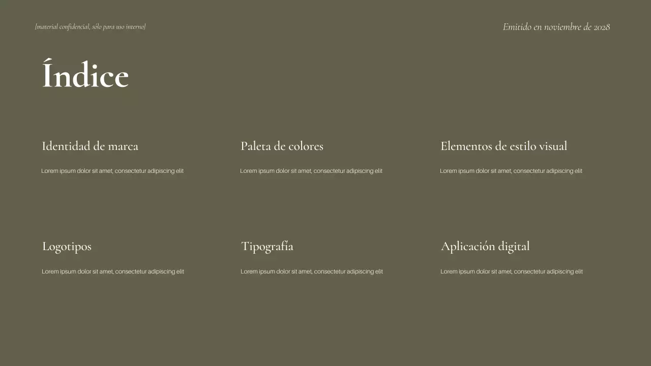 Guía de la marca Maroon Minimal