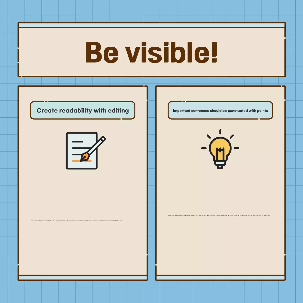 Blue Simple Reporting Guide Instagram Carousel
