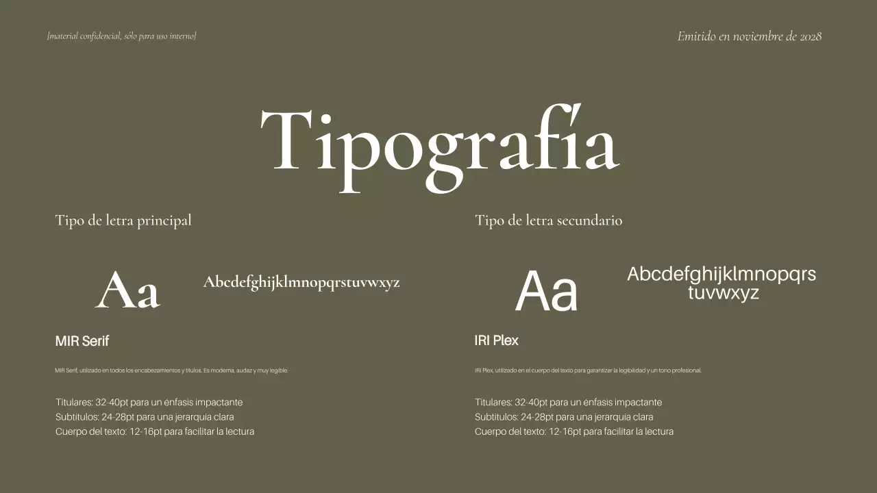 Guía de la marca Maroon Minimal