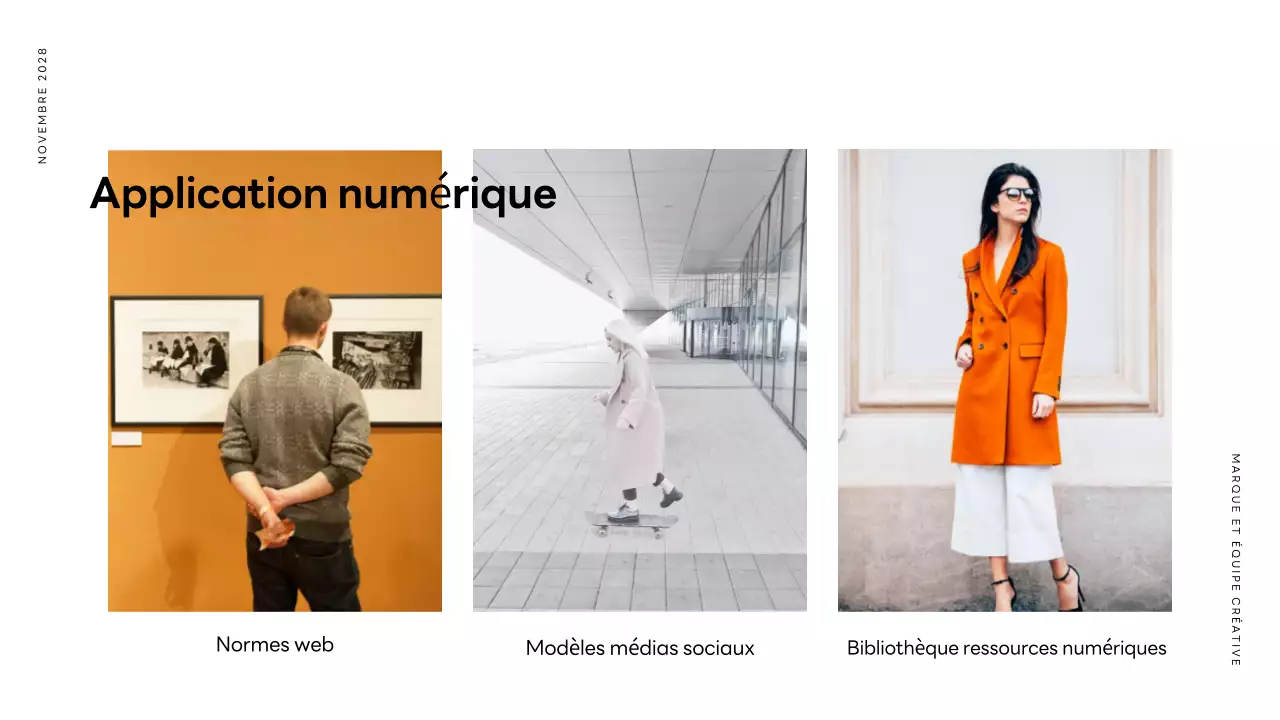 Guide de l'image de marque moderne d'Orange
