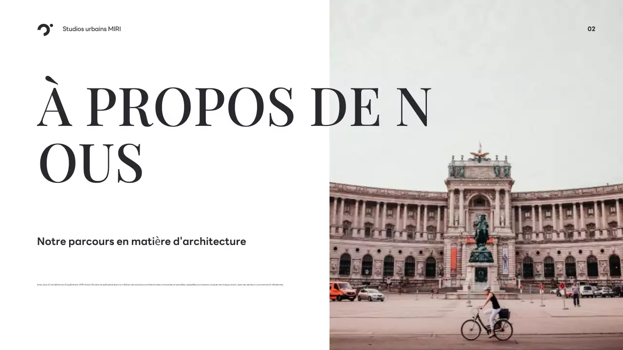 Portefeuille d'architecture moderne noire