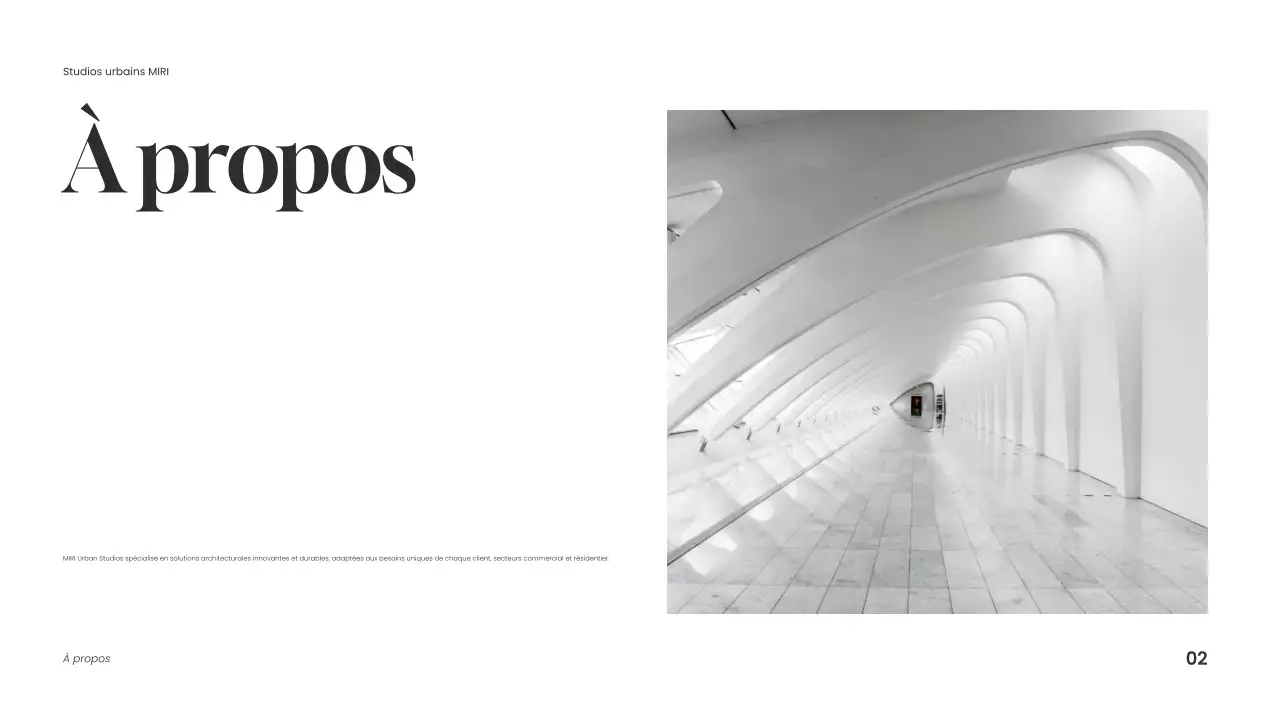 Portefeuille d'architecture moderne bleue