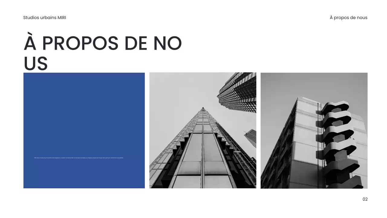 Portefeuille d'architecture moderne noire