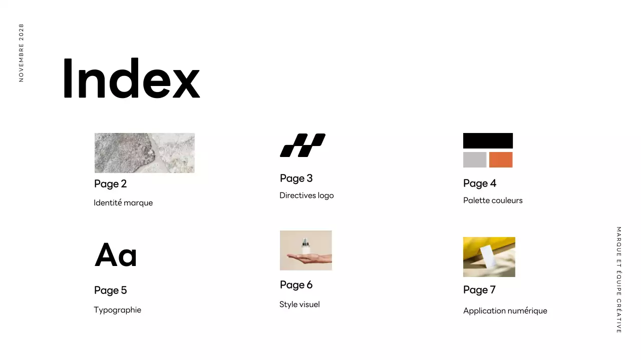 Guide de l'image de marque moderne d'Orange