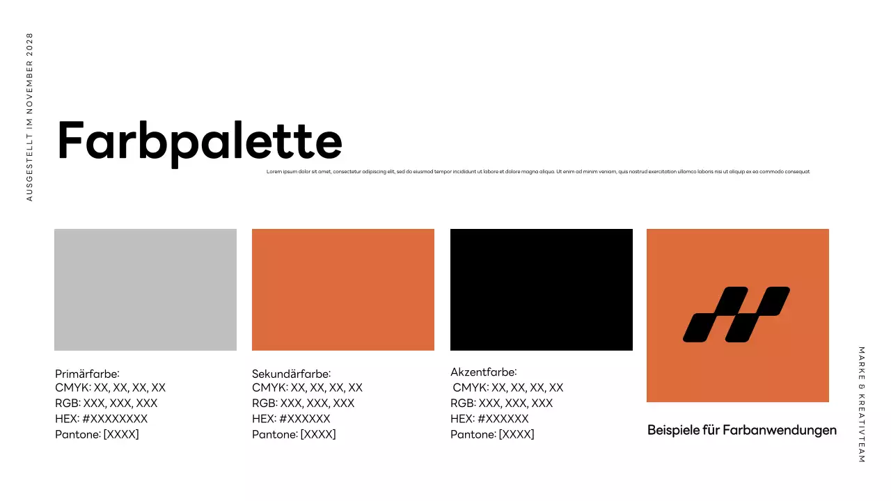 Orange Modern Branding Guide