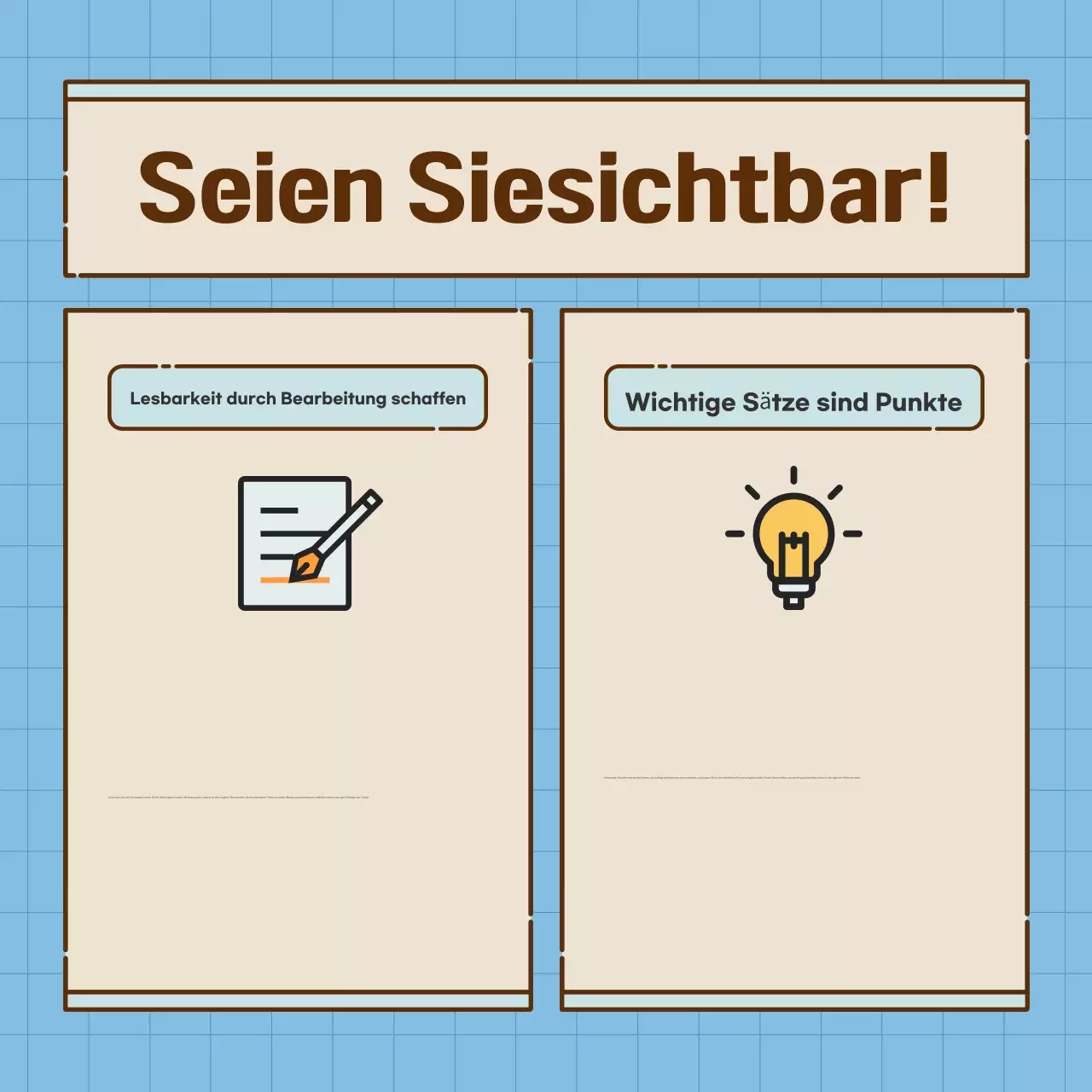 Saubere, textlastige Karten in blauNews-Rundschau