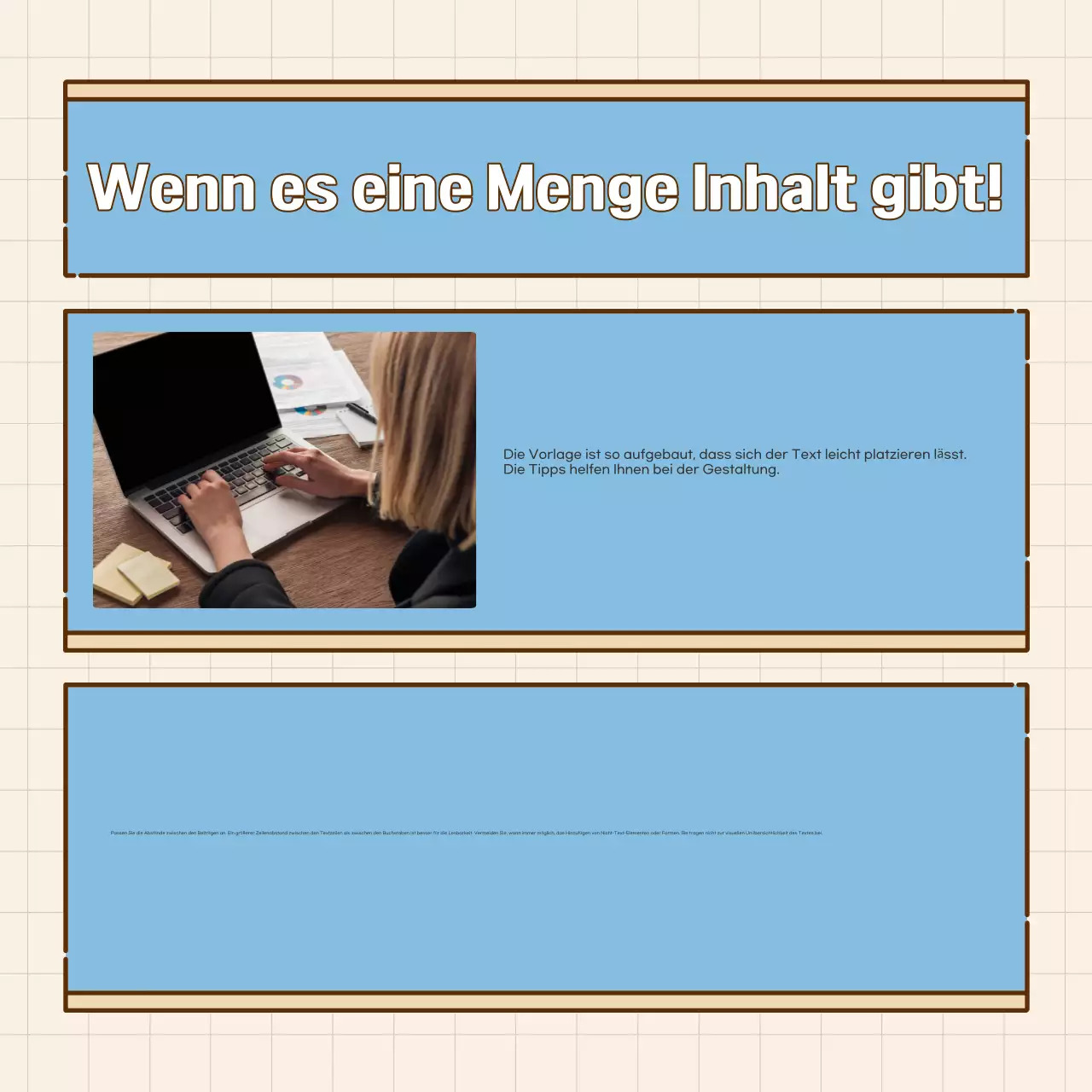 Saubere, textlastige Karten in blauNews-Rundschau