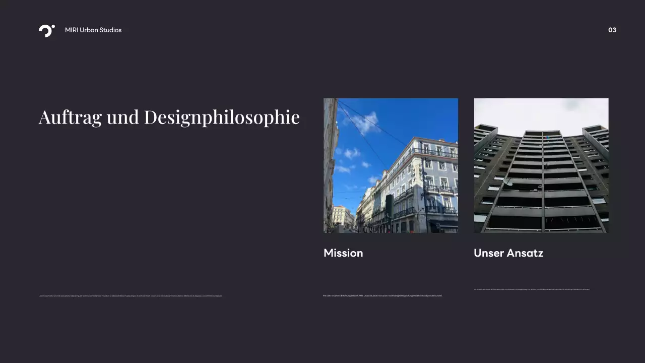 Schwarzes Portfolio moderner Architektur