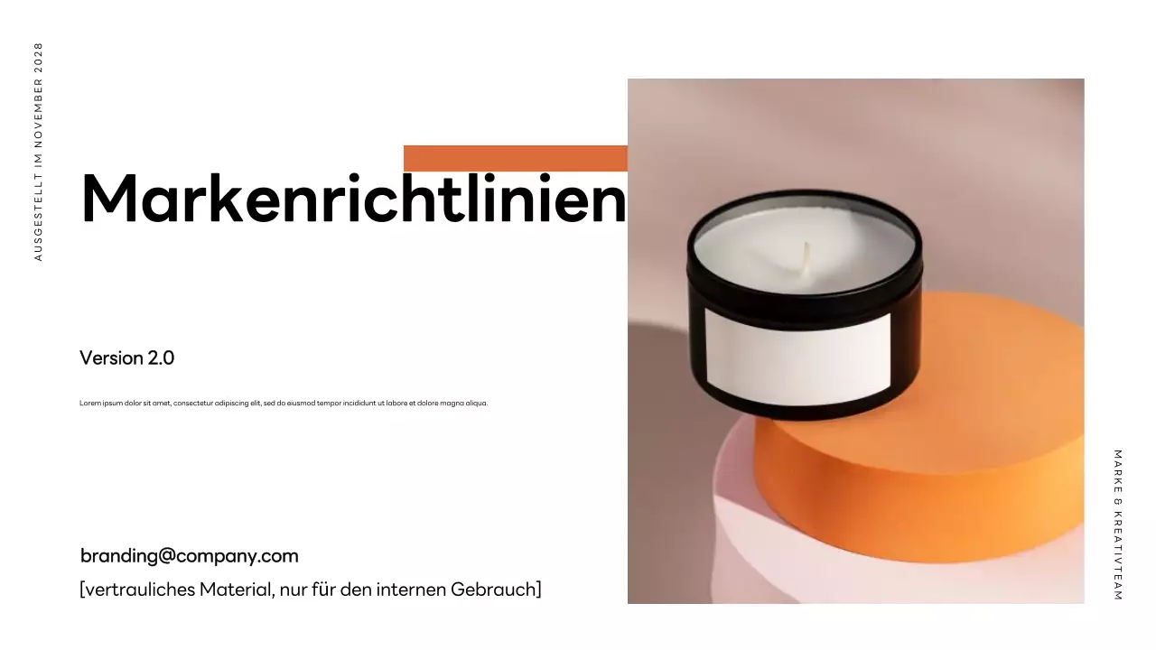 Orange Modern Branding Guide