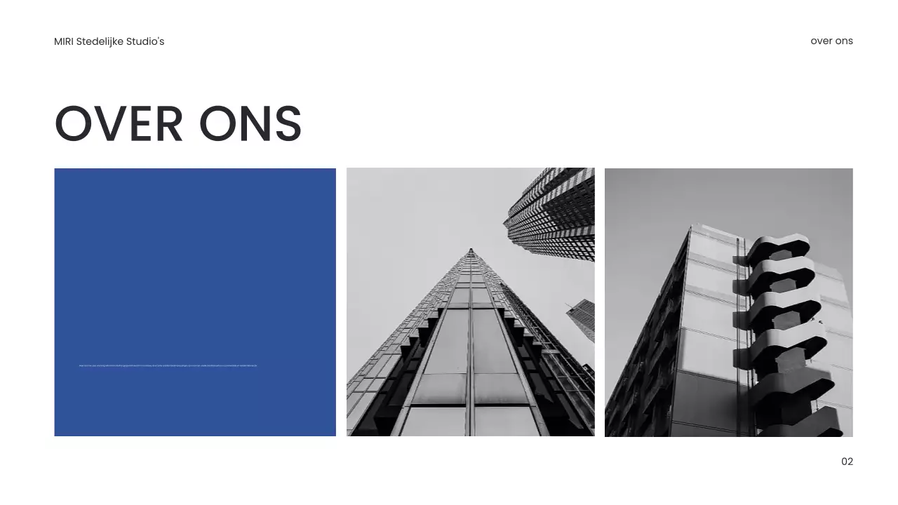 Portfolio moderne architectuur zwart