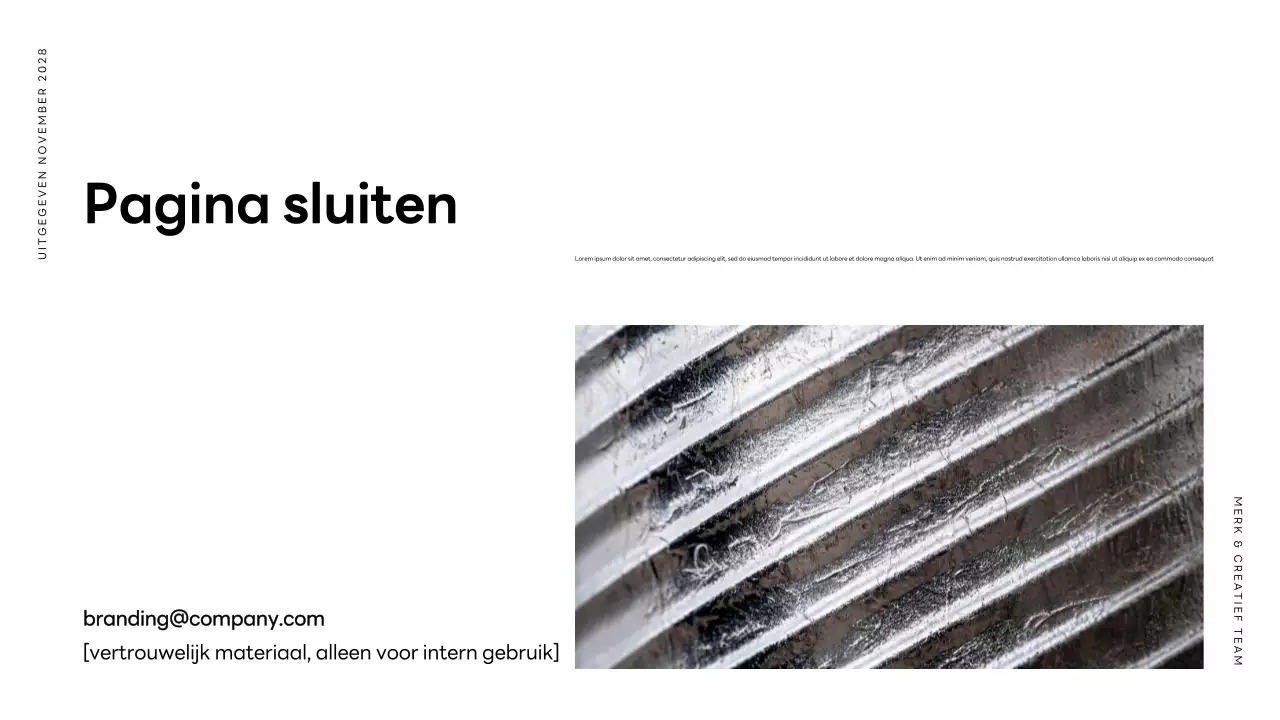 Oranje Gids voor Moderne Branding