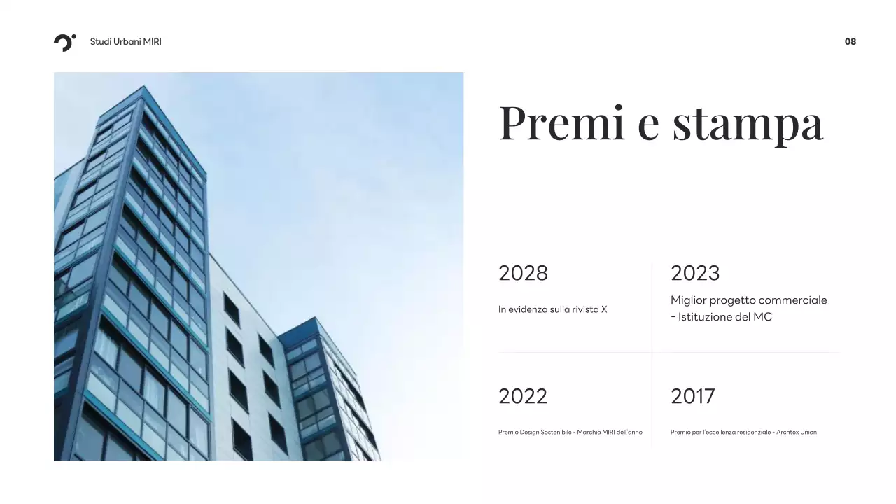 Portafoglio di architettura moderna nera