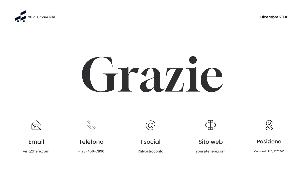 Portafoglio di architettura moderna blu