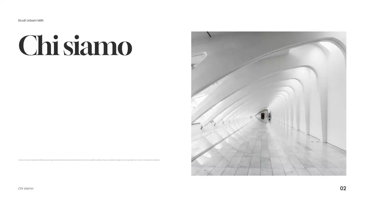 Portafoglio di architettura moderna blu