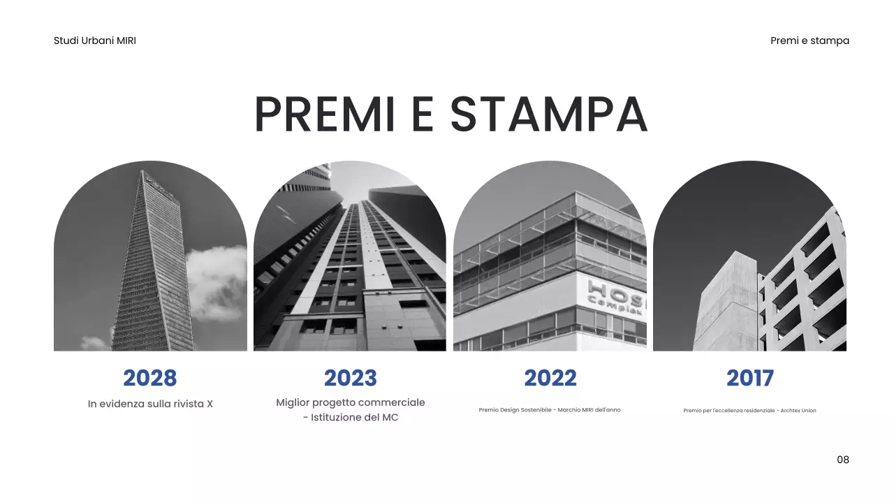 Portafoglio di architettura moderna nera