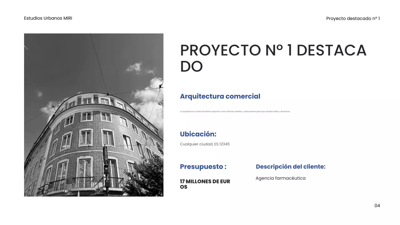 Cartera negra de arquitectura moderna