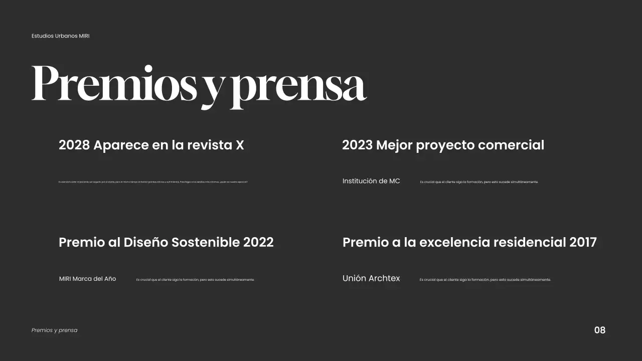 Cartera de arquitectura moderna Blue