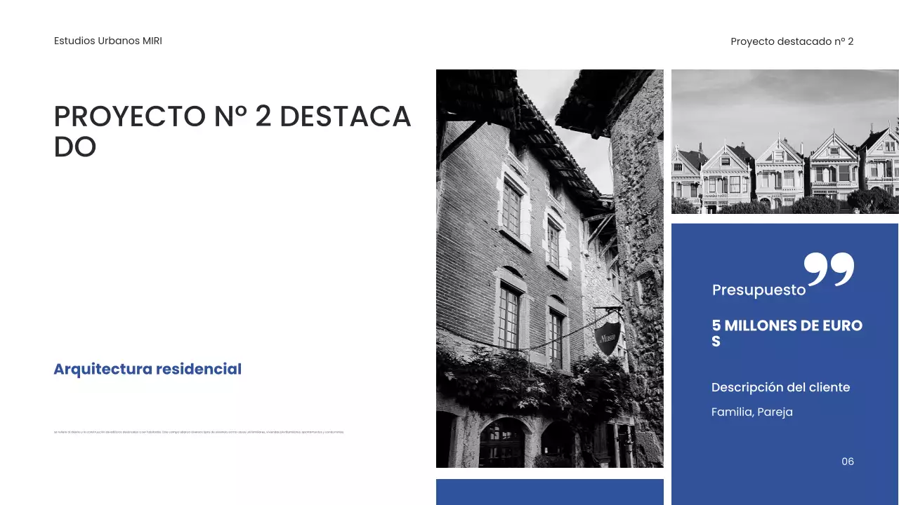 Cartera negra de arquitectura moderna