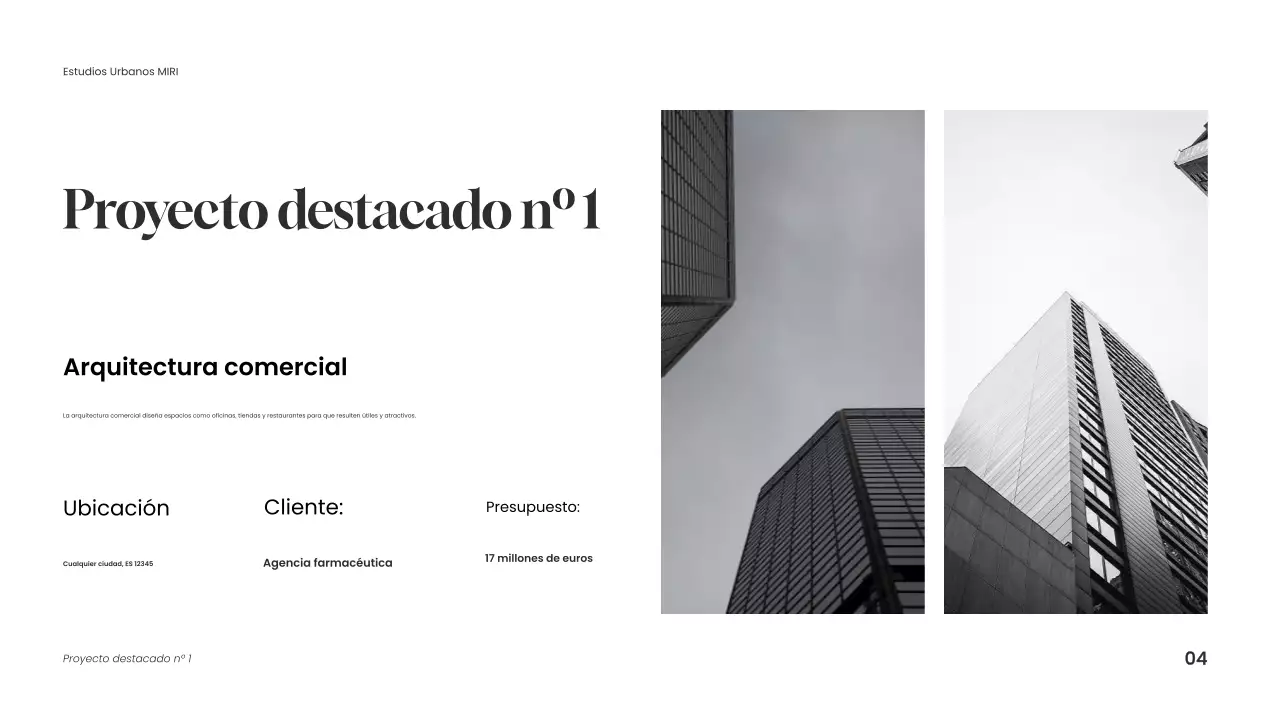 Cartera de arquitectura moderna Blue