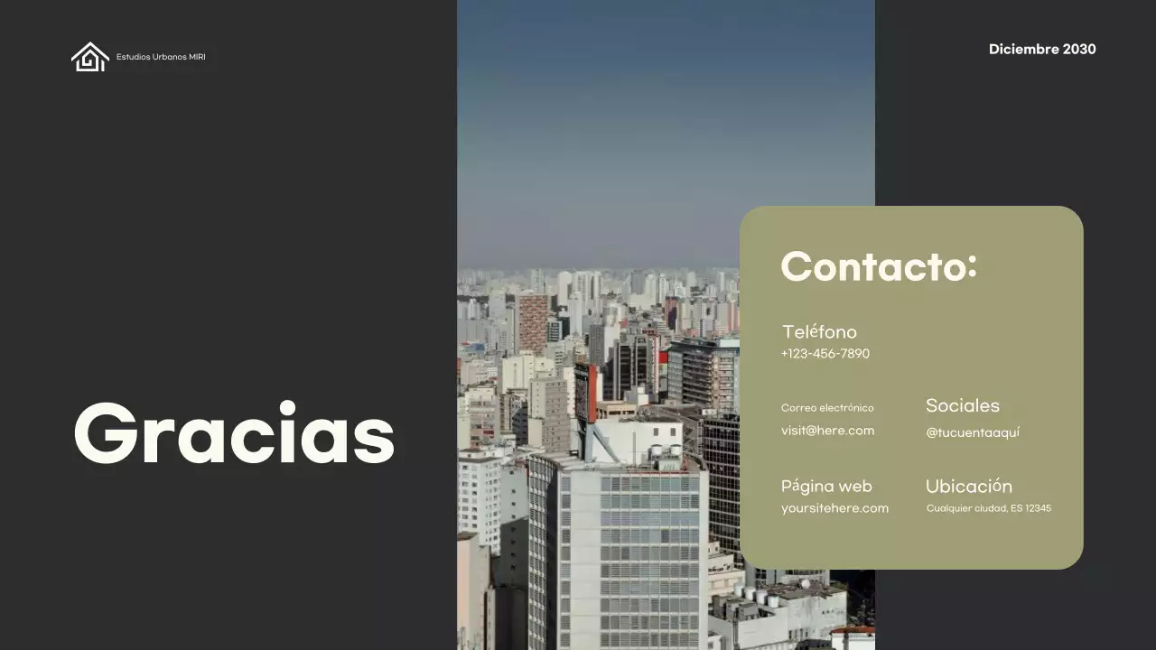 Cartera de Arquitectura Minimalista Verde