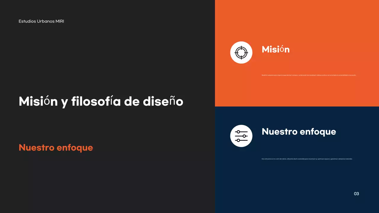 Cartera de Arquitectura Moderna Orange