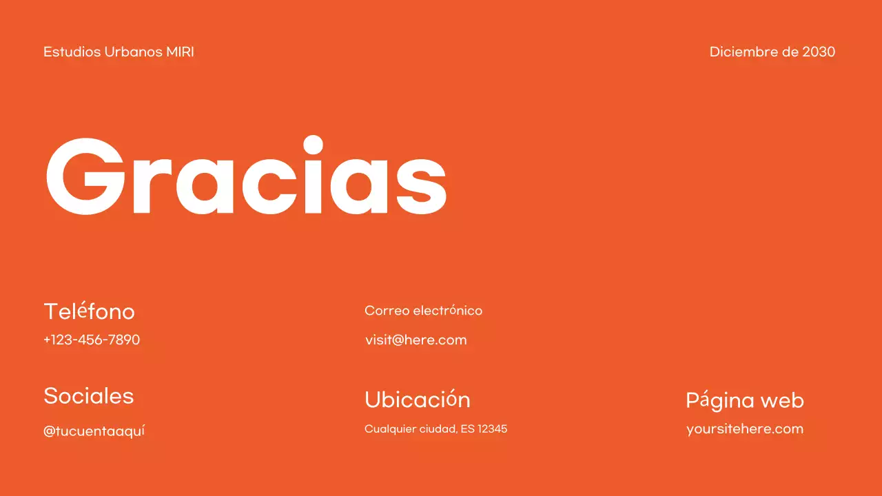 Cartera de Arquitectura Moderna Orange