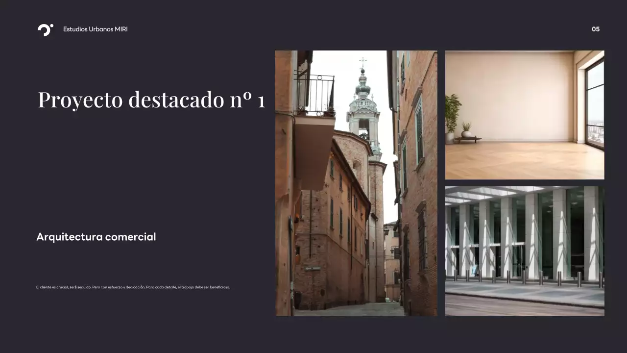 Cartera negra de arquitectura moderna