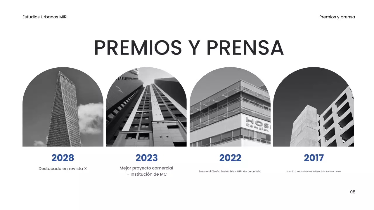 Cartera negra de arquitectura moderna