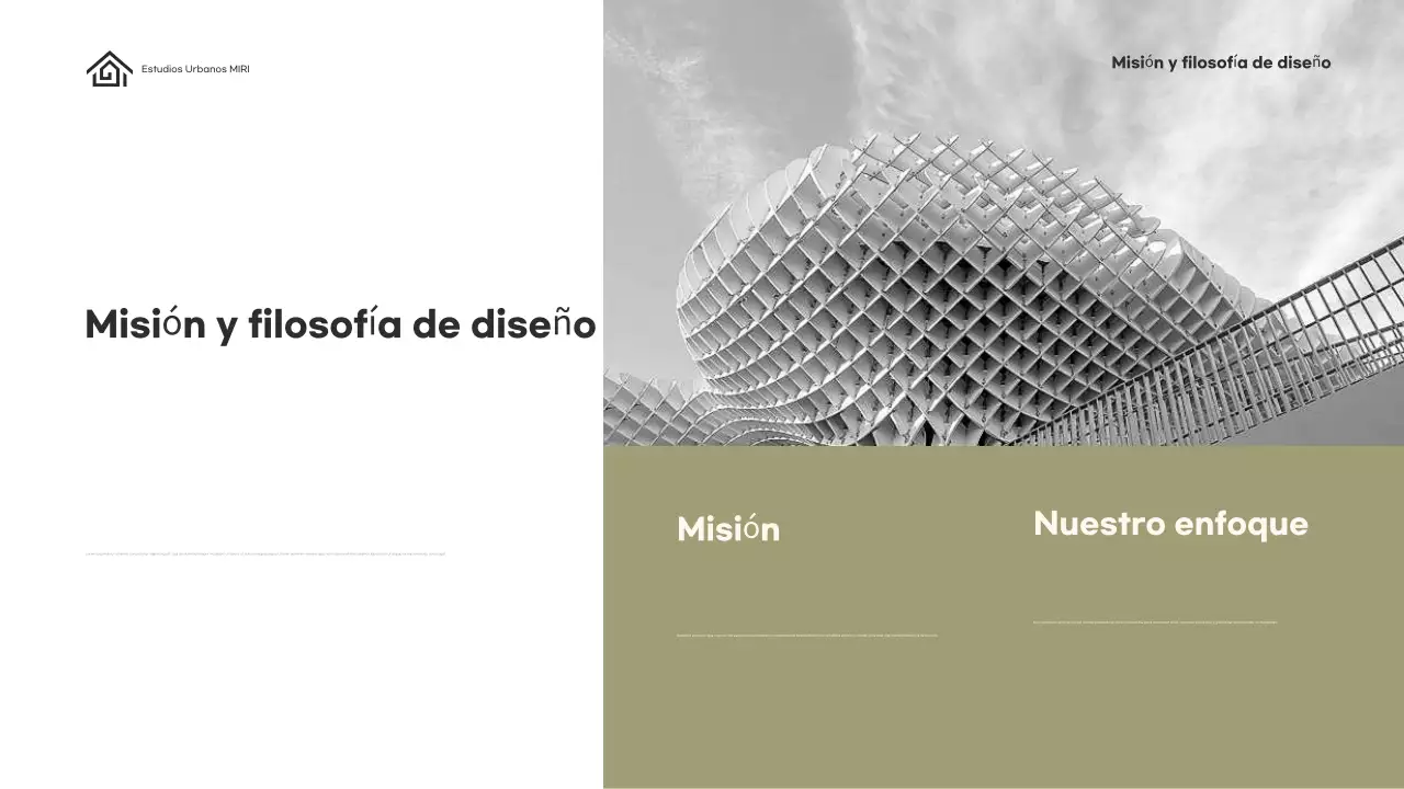 Cartera de Arquitectura Minimalista Verde